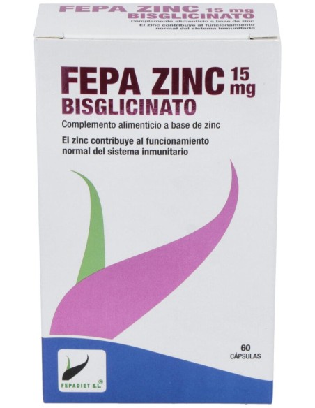 Fepadiet Fepa Zinc Bisglicinato 15Mg 60Caps