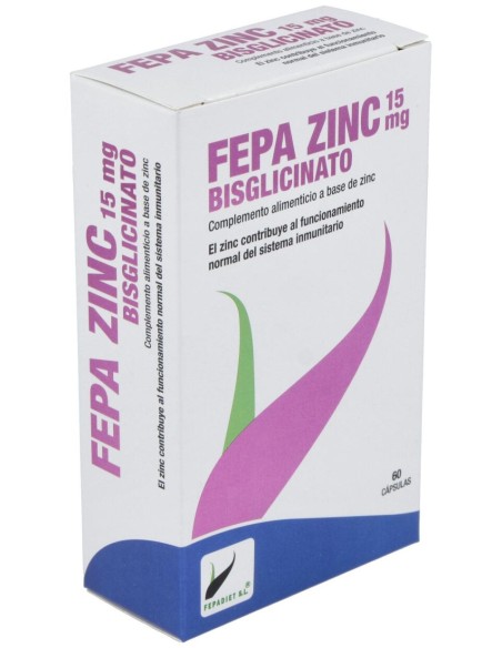 Fepadiet Fepa Zinc Bisglicinato 15Mg 60Caps