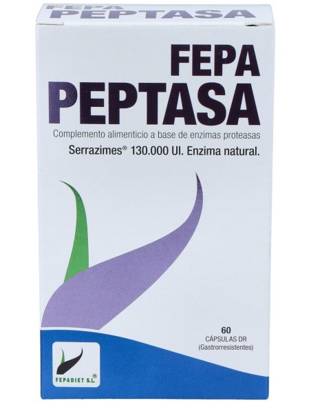 Fepa-Peptasa 130.000Ui 60Cap.