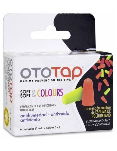 Ototap Soft Y Colours Tapones Oídos Poliuretano 6Uds