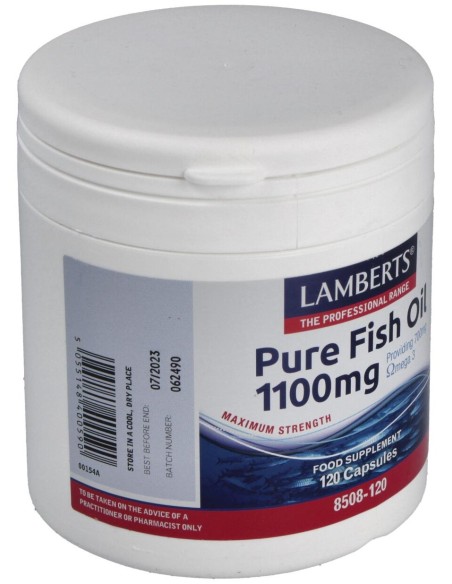 Aceite De Pescado Puro-Omega 3 Alta Pot. 120Perlas