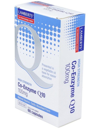 Lamberts Coenzima Q10 100Mg 60 Cáps.