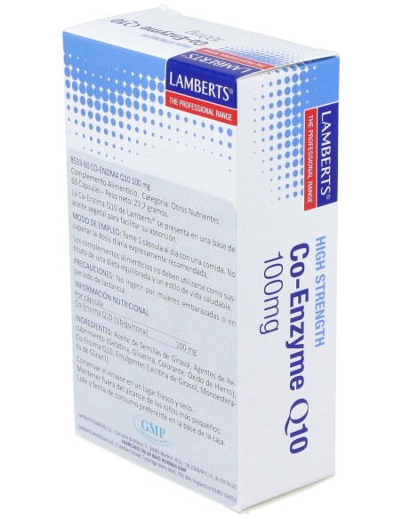 Lamberts Coenzima Q10 100Mg 60 Cáps.