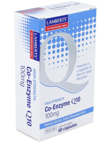 Lamberts Coenzima Q10 100Mg 60 Cáps.