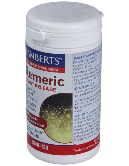 Lamberts Cúrcuma De Liberación Rápida 120 Tabs