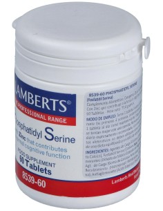Lamberts Fosfatidil Serina 100 Mg 60 Comp 2