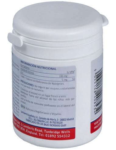 Lamberts Fosfatidil Serina 100 Mg 60 Comp