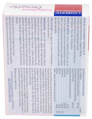 Lamberts Colladeen® Derma Plus 60 Tabletas