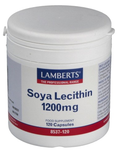 Lecitina De Soja 1200 Mg. 120 Cap.