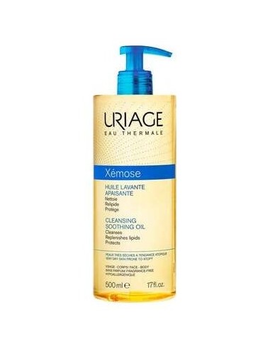 Uriage Xémose Aceite Limpiador Calmante, 500 Ml