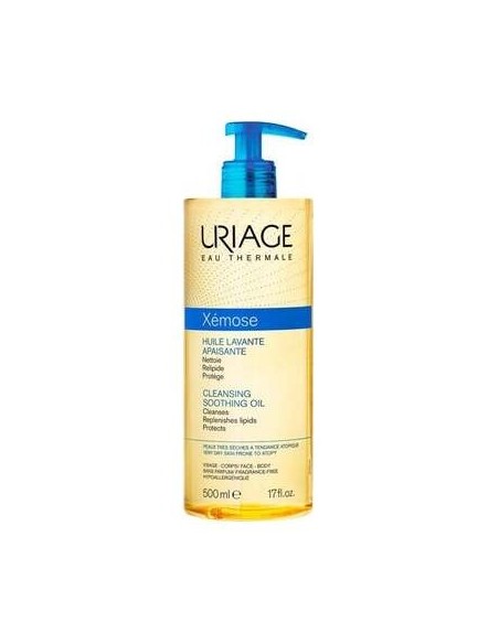 Uriage Xémose Aceite Limpiador Calmante, 500 Ml