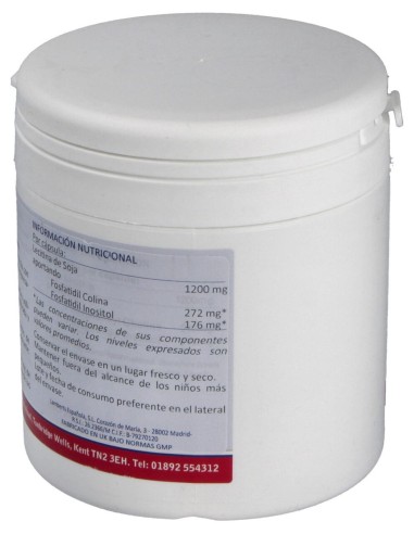 Lecitina De Soja 1200 Mg. 120 Cap.