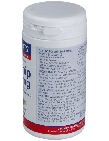 Escaramujo 10.000Mg. (Rose Hips) 60Tab.