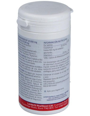 Escaramujo 10.000Mg. (Rose Hips) 60Tab.