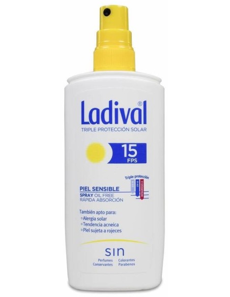 Ladival Spray Sensible Spf 15, 150 Ml