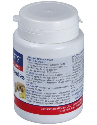 Ginger 12000Mg. Jengibre 60Cap.