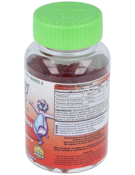 Chewy Vites Propoleo Y Echinacea Infantil 60Ud.