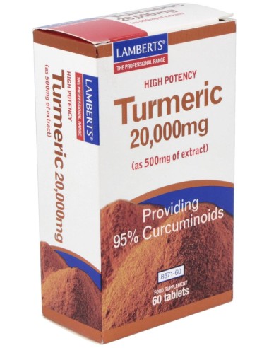 Curcuma 20.000Mg. (95% De Curcumina) 60Comp.