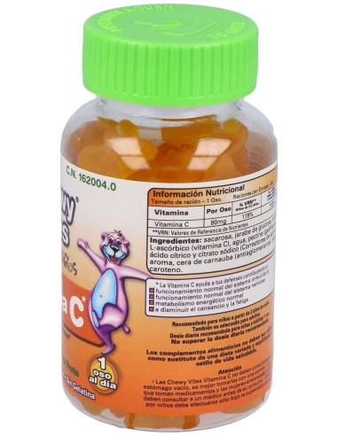 Chewy Vites Vitamina C Infantil 60Ud.