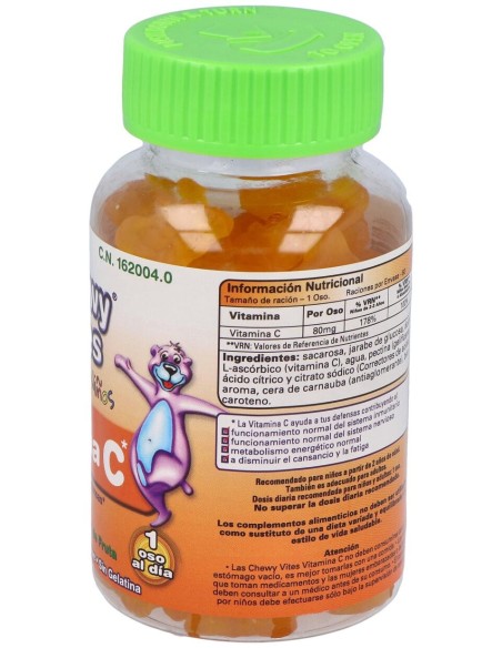 Chewy Vites Vitamina C Infantil 60Ud.