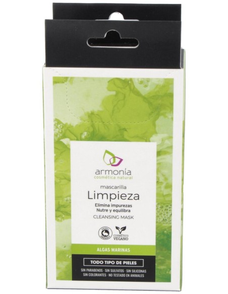 Armonia Mascarilla Facial De Algas Marinas 12Uds