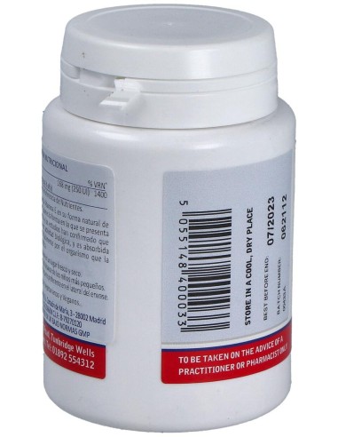 Vitamina E Natural 250 U.I. 100 Cap.