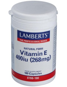 Lamberts Vitamina E Natural 400Ui 180 Comprimidos