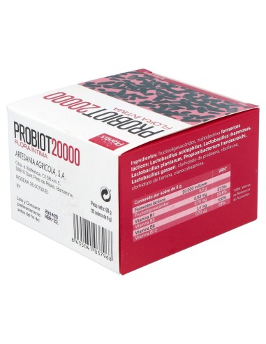 Plantis Probiot 20000 F.Intima 15 Sobres 6G