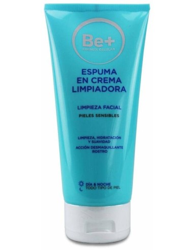 Be+ Espuma En Crema Limpiadora, 200 Ml