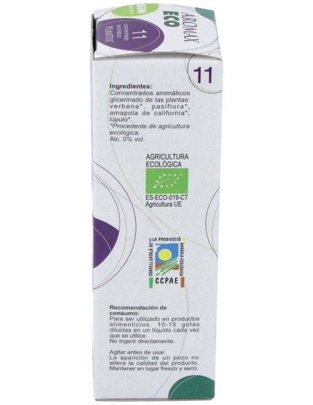 Plantis Aromax 11 Eco Sedante Sin Alcohol 50Ml