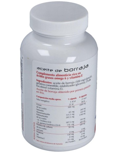 Aceite De Borraja 120Cap.