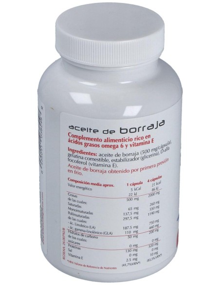 Aceite De Borraja 120Cap.