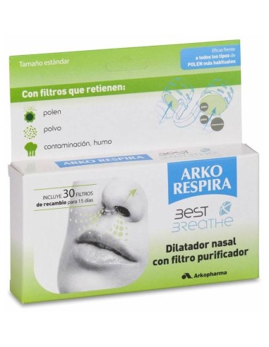 Arkopharma Arkorespira Dilatador Nasal Con Filtro, 1 Ud