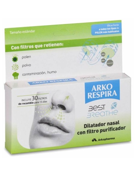 Arkopharma Arkorespira Dilatador Nasal Con Filtro, 1 Ud