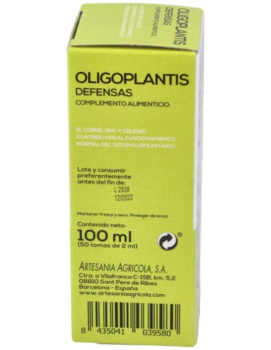 Plantis Oligoplantis Defensas 100Ml