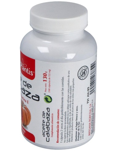 Aceite De Calabaza 180Cap.