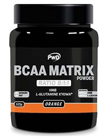 Pwd Bcaa Matrix Sabor Naranja 525G