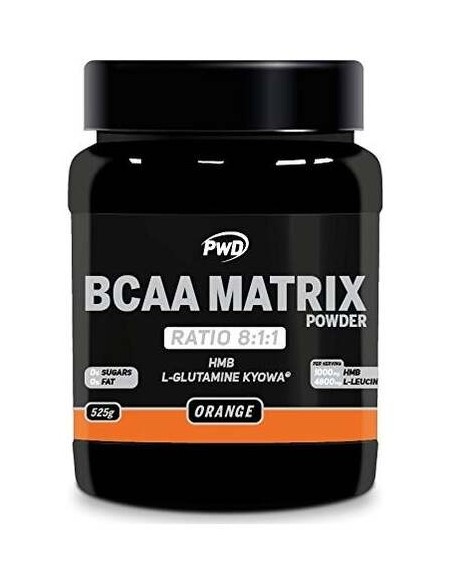 Pwd Bcaa Matrix Sabor Naranja 525G
