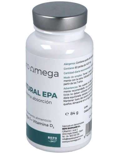 Natural Epa Maxima Absorcion 60Perlas