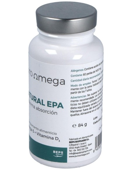 Natural Epa Maxima Absorcion 60Perlas
