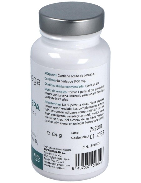 Natural Epa Maxima Absorcion 60Perlas