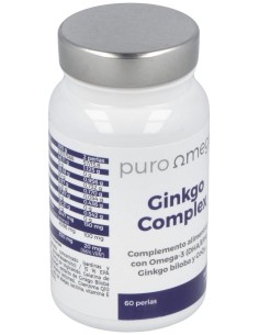 Puro Omega Ginkgo Complex Dha/Epa Q10 60Perlas 2