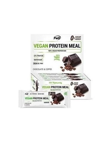 Vegan Protein Meal Barritas Choco-Coffee 12Uds.