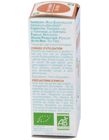 Arbol Del Te Aceite Esencial Bio 10Ml.