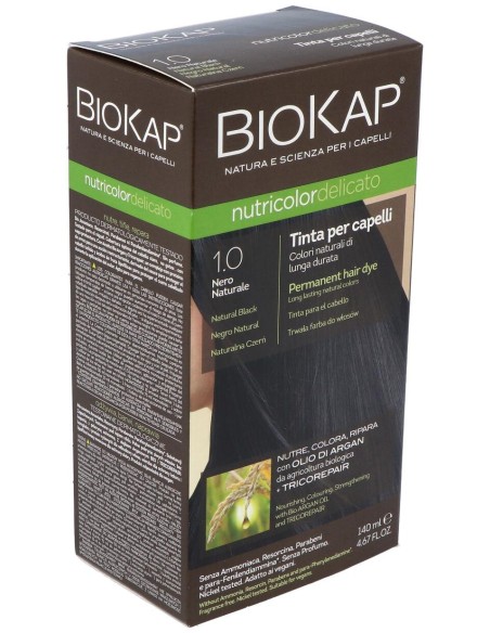 Tinte Natural Black 140Ml Negro 1.0 Delicato