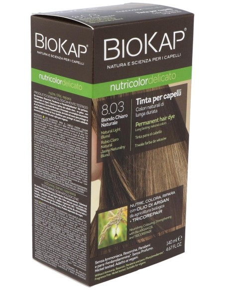 Tinte Rubio Claro Natural 140Ml. 8.03 Delicato