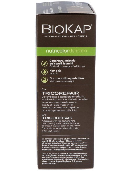 Tinte Rubio Medio Natural 140Ml. 7.0 Delicato