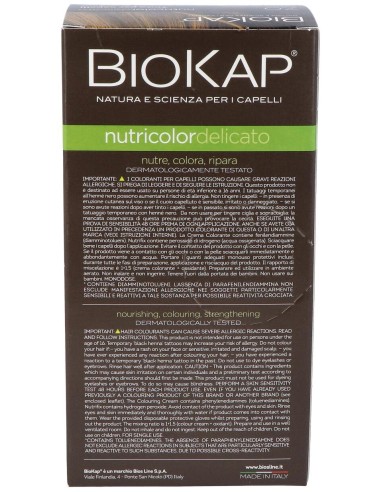 Tinte Rubio Medio Natural 140Ml. 7.0 Delicato