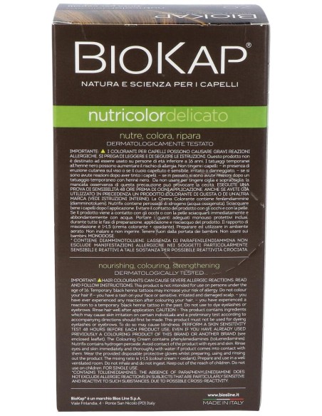 Tinte Rubio Medio Natural 140Ml. 7.0 Delicato
