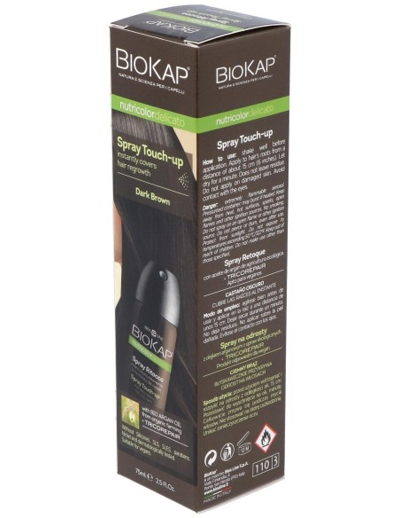 Spray Retoque Cascaño Oscuro 75Ml.